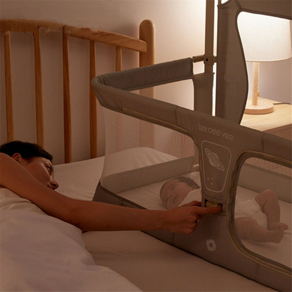 Comfortable Toddler Baby Bed within Bed Safety Protection Easy To Install Bedside Crib
