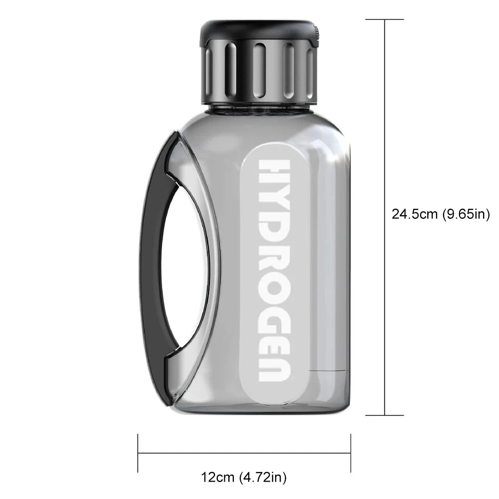 Hydrogen Water Portable Bottle 1.5L Technology Molecular Hydrogen Generator, BPA Free Hydrogen Rich Water Cup for Health Travel