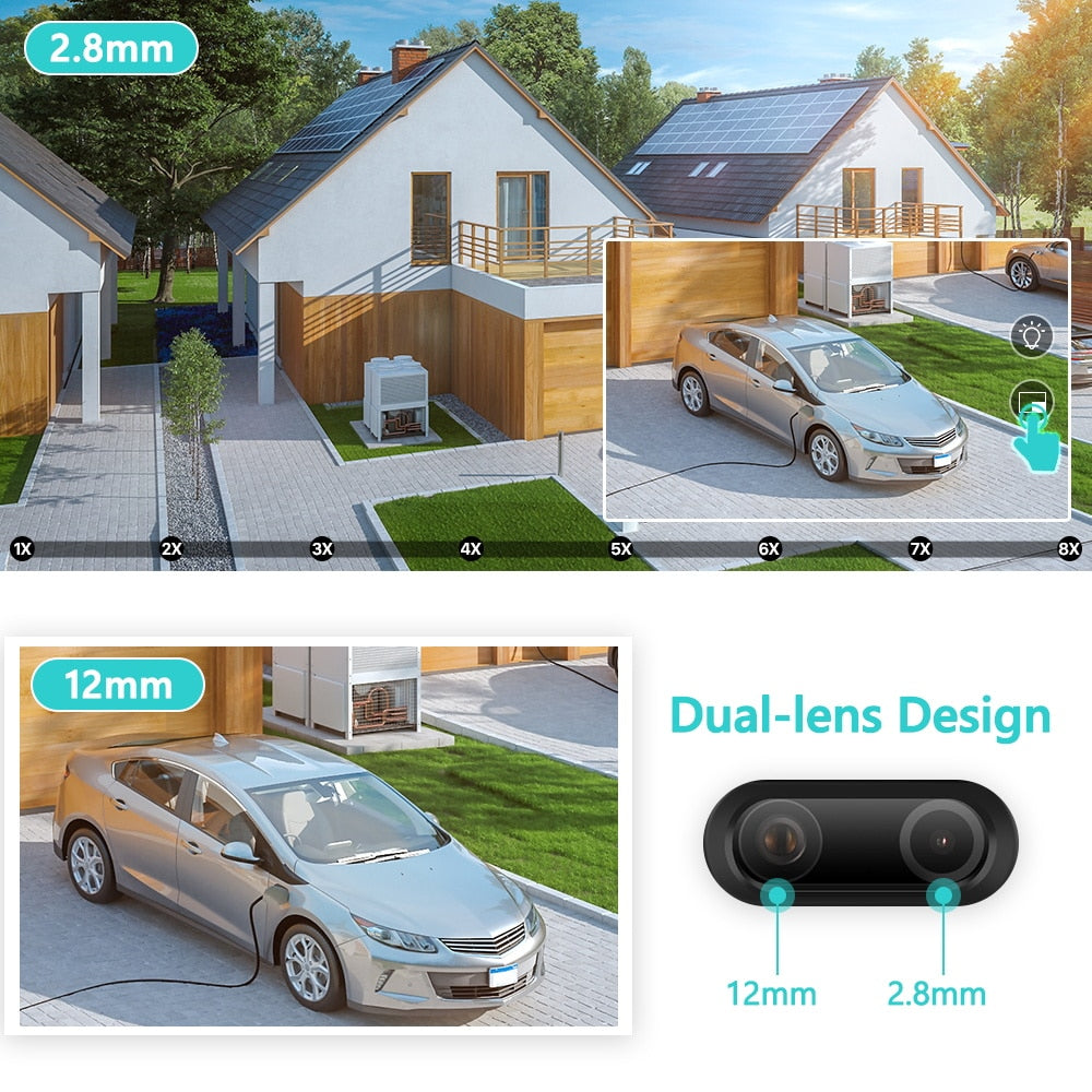 Human Detection 4MP Audio Security Video Surveillance Camera