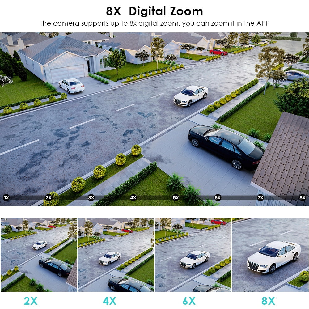 Human Detection 4MP Audio Security Video Surveillance Camera