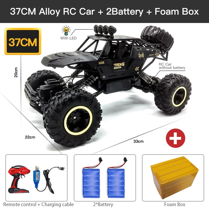 4WD RC Car With Led Lights For Children