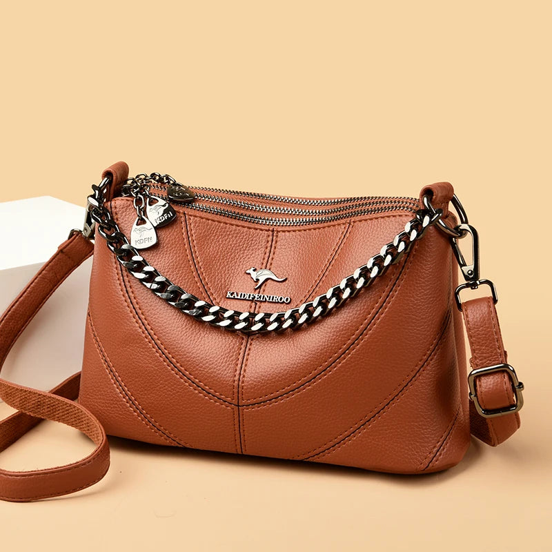Fashion Brand Small Shoulder Bags For Women’s Luxury Designer PU Leather Crossbody Bags Ladies Solid Color Casual travel Handbag