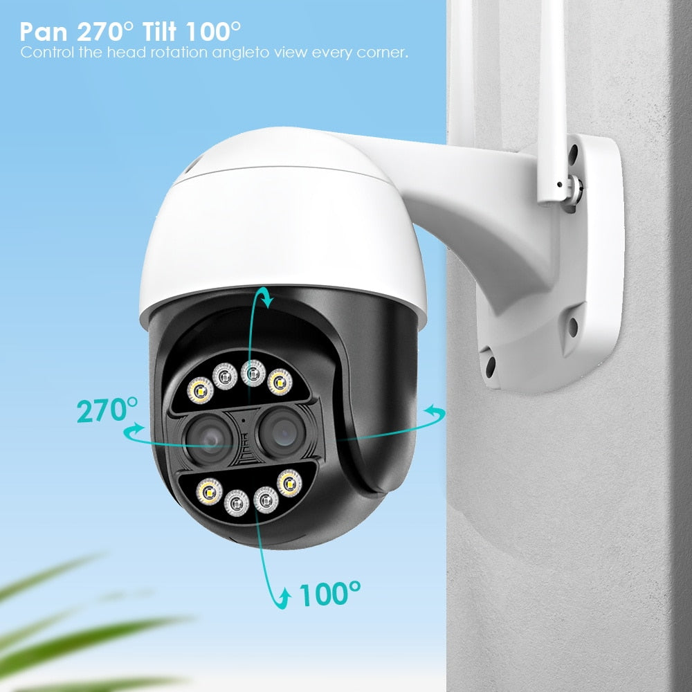 Human Detection 4MP Audio Security Video Surveillance Camera