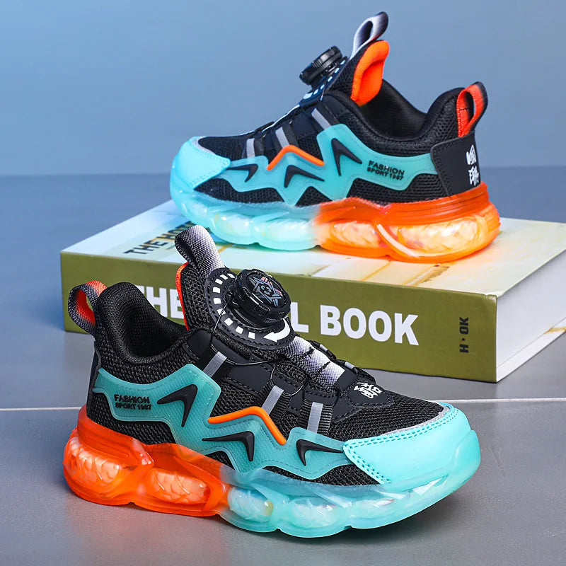 Childrens Sneakers Casual Mesh Breathable Flat Walking Shoes Fashion 2024 Trendy Girls Tennis Shoes Kids Sports Shoes for Boy