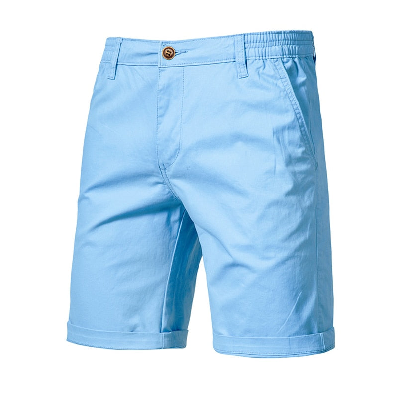 Casual Business Social Elastic Waist Men Beach Shorts