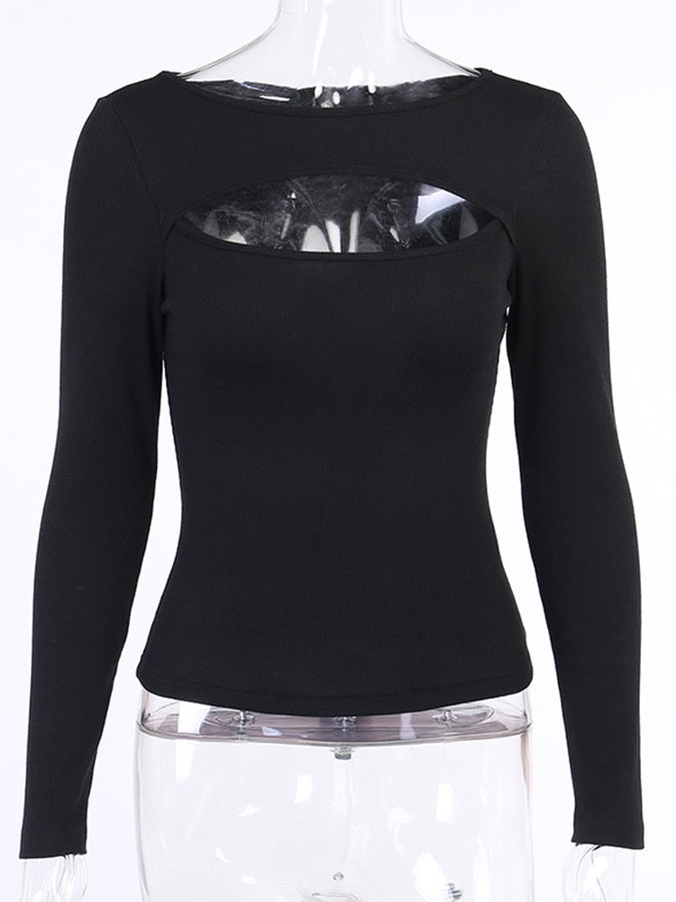 Autumn Women Casual Slim O Neck Fashion T-shirt
