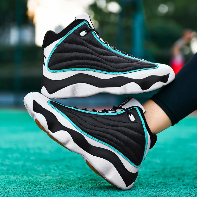 High Quality Basketball Shoes Men Sneakers Boys Basket Shoes Autumn High Top Non-slip Outdoor Sports Shoes Man Gym Athletic Shoe