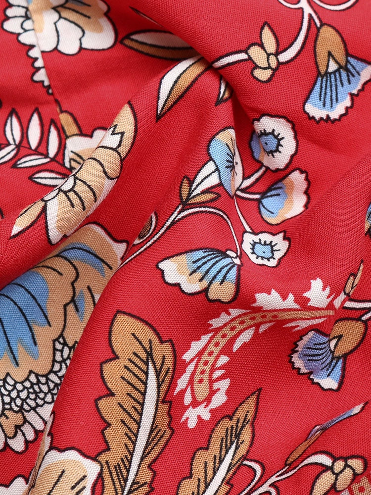 A Line Bohemian Summer Beach Dress