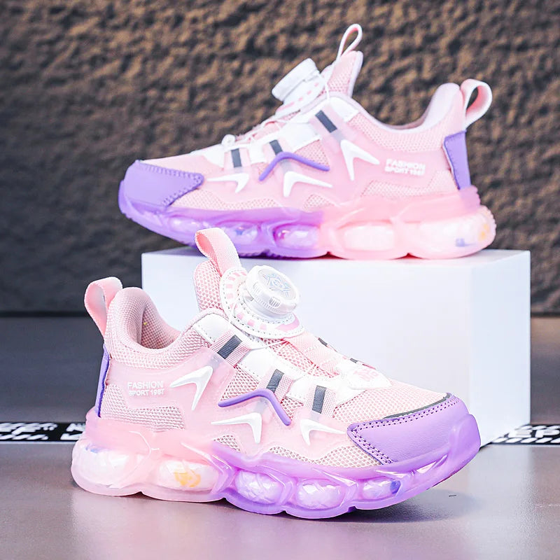 Childrens Sneakers Casual Mesh Breathable Flat Walking Shoes Fashion 2024 Trendy Girls Tennis Shoes Kids Sports Shoes for Boy