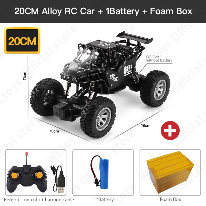 4WD RC Car With Led Lights For Children