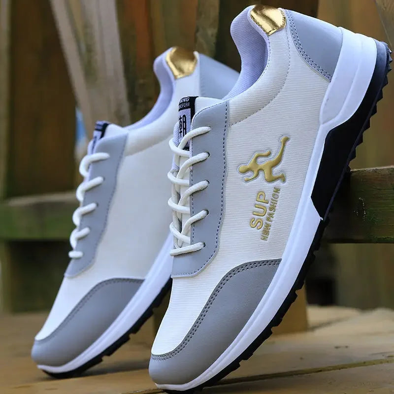 Men Tennis Shoes Canvas Sports Shoes for Men Lace Up Breathable Casual Sneakers Non-slip Training Footwear Men Vulcanized Shoes
