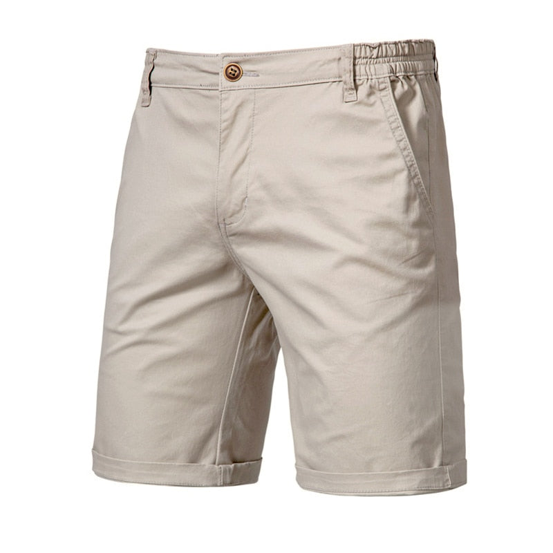 Casual Business Social Elastic Waist Men Beach Shorts