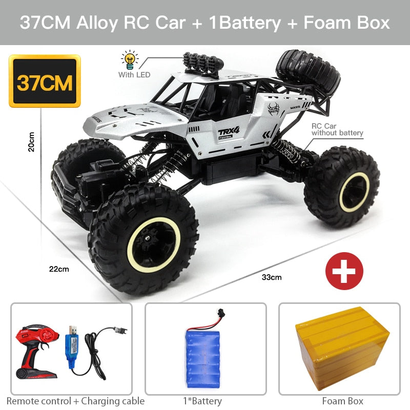 4WD RC Car With Led Lights For Children