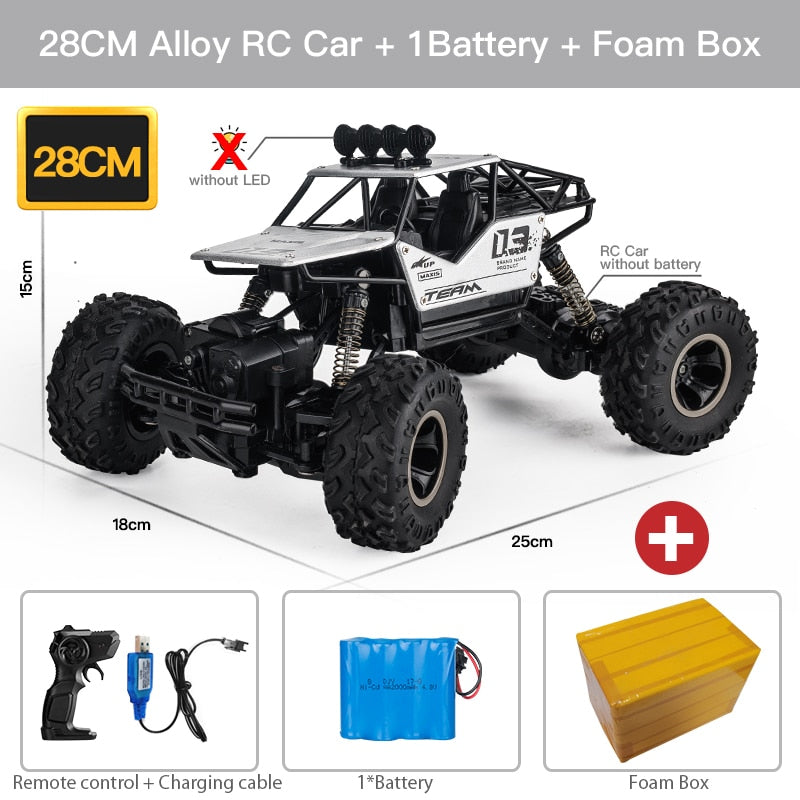 4WD RC Car With Led Lights For Children