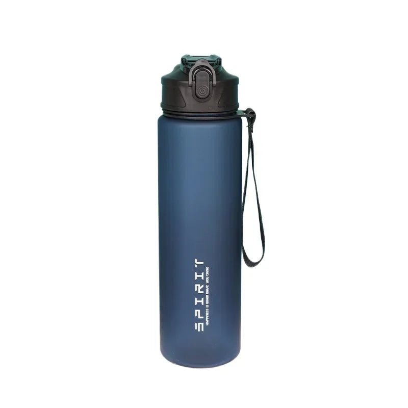 750ml Sports Water Bottle with Straw Gym Cup Portable Large Capacity Water Bottle For Fitness Camping Men Water Kettle