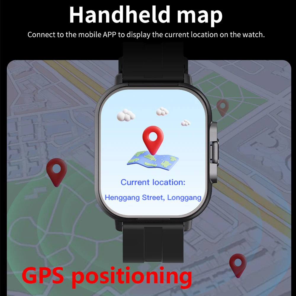 New GPS Smart Watch Men Built-in earphone Sport Fitness Tracker Bluetooth CallWeather Display Smartwatch For Xiaomi Huawei Phone