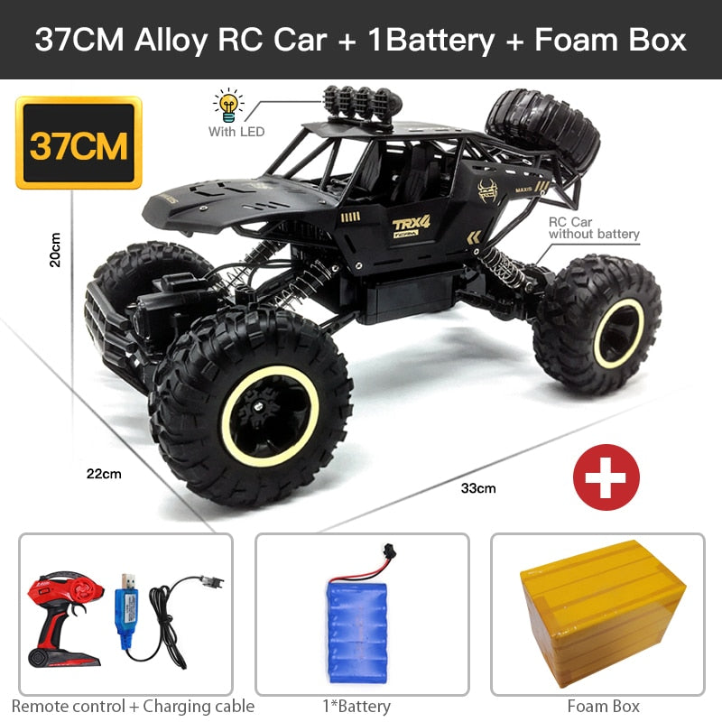 4WD RC Car With Led Lights For Children