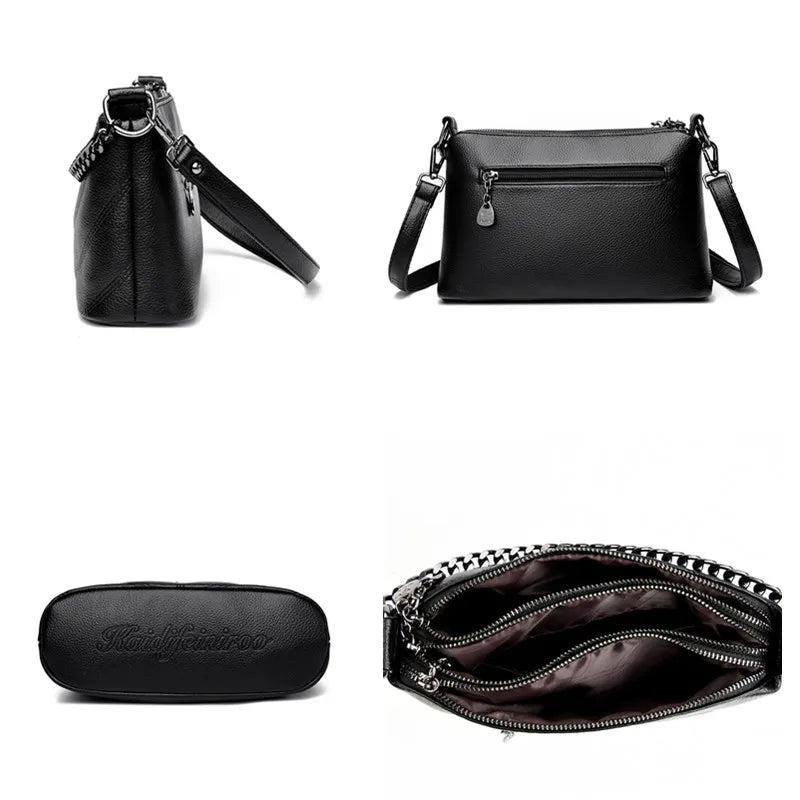 Fashion Brand Small Shoulder Bags For Women’s Luxury Designer PU Leather Crossbody Bags Ladies Solid Color Casual travel Handbag