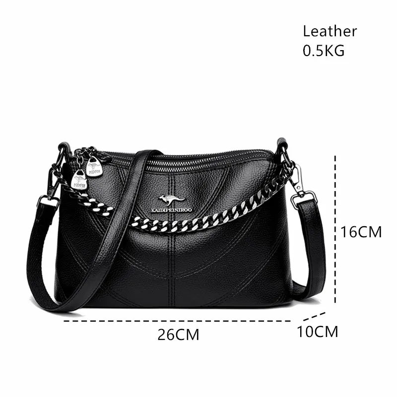 Fashion Brand Small Shoulder Bags For Women’s Luxury Designer PU Leather Crossbody Bags Ladies Solid Color Casual travel Handbag