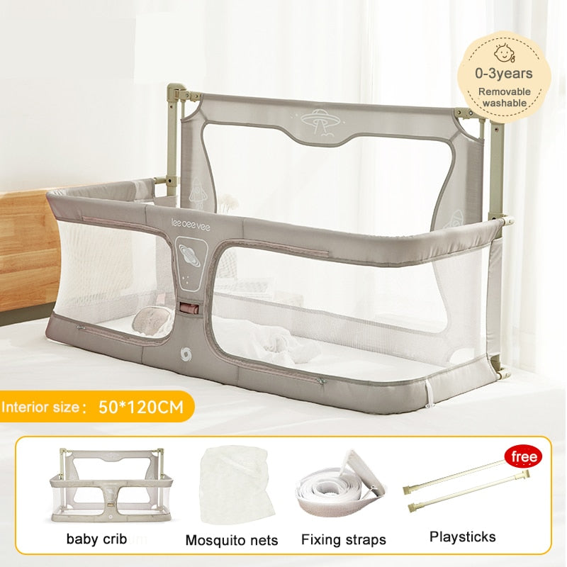 Comfortable Toddler Baby Bed within Bed Safety Protection Easy To Install Bedside Crib