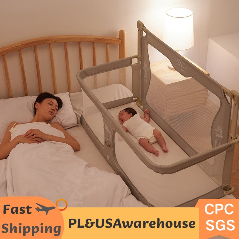 Comfortable Toddler Baby Bed within Bed Safety Protection Easy To Install Bedside Crib
