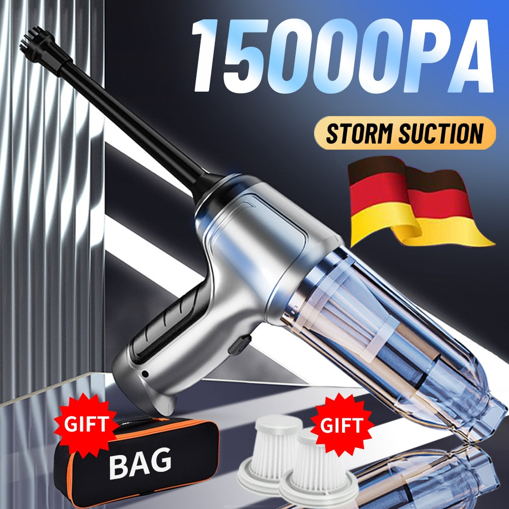 Car Vacuum Cleaner Auto Robot Wireless Powerful Strong Suction Cleaning Machine