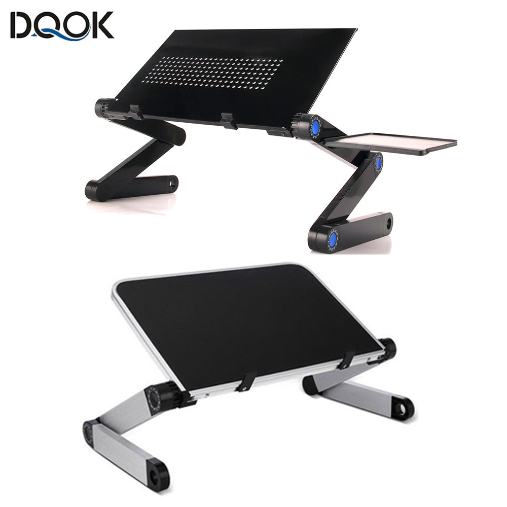 Ergonomic Notebook Table Desk Stand With Mouse Pad