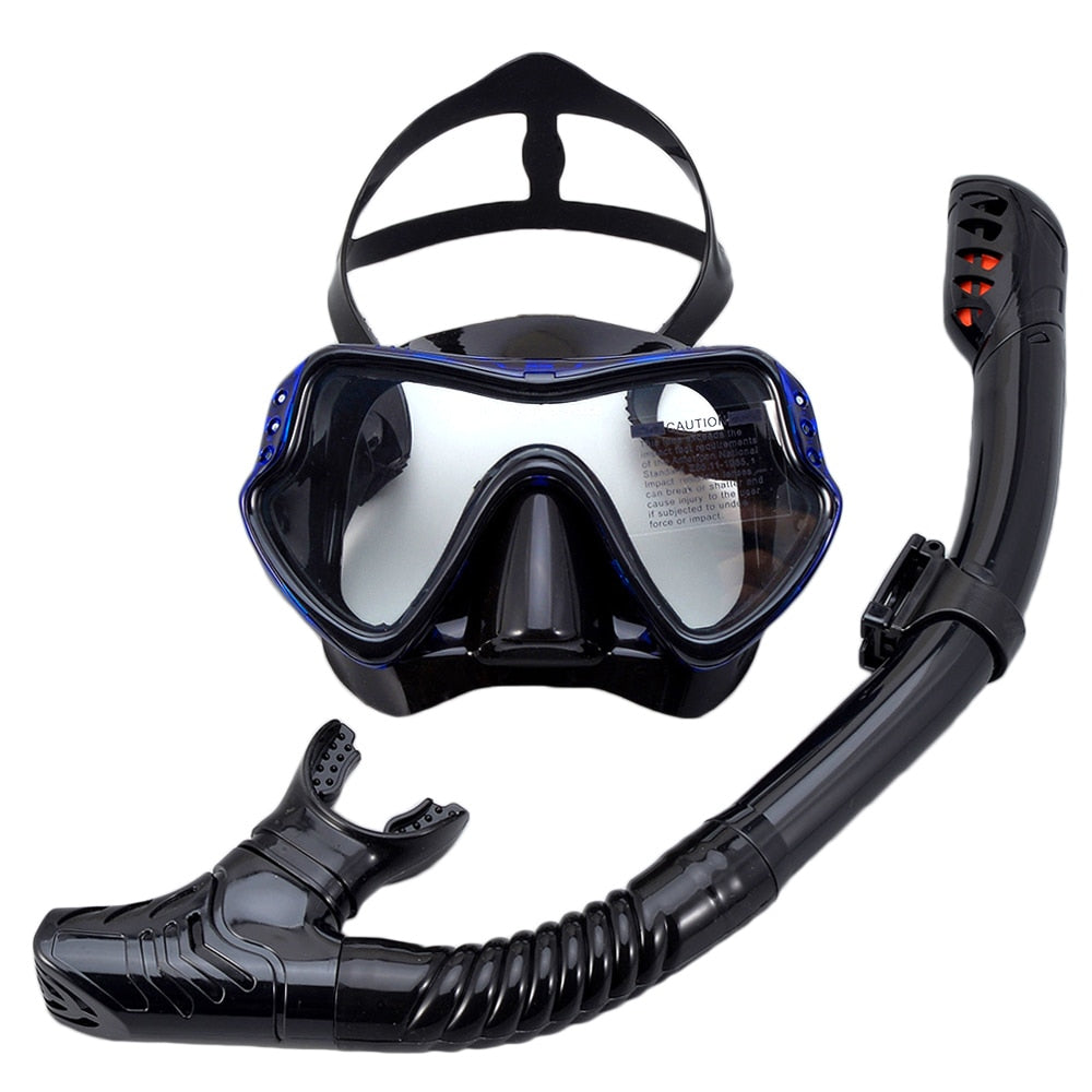 Professional Scuba Diving Adult Silicone Skirt Anti-Fog Goggles Glasses For Swimming Pools