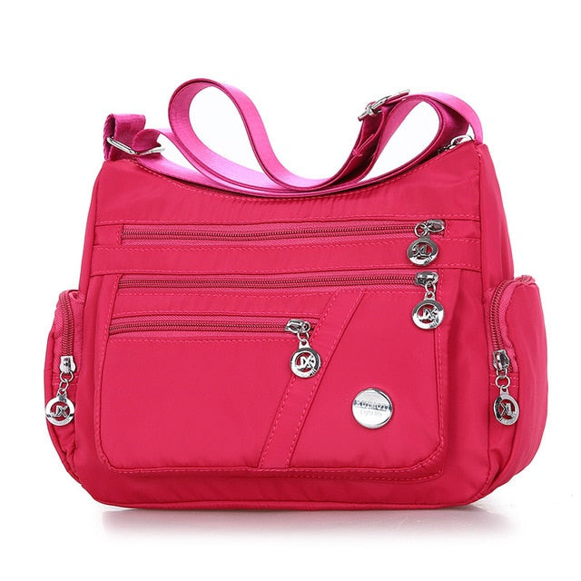 Women Casual Multifunction Crossbody  Shopping  Large Capacity Handbag