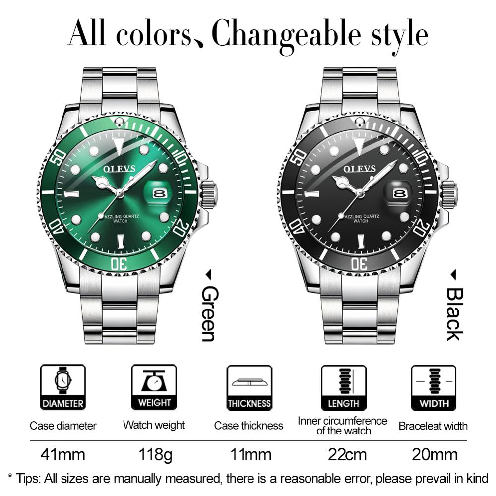 Men Top Brand Luxury Stainless Steel Strap Sport Waterproof Watch