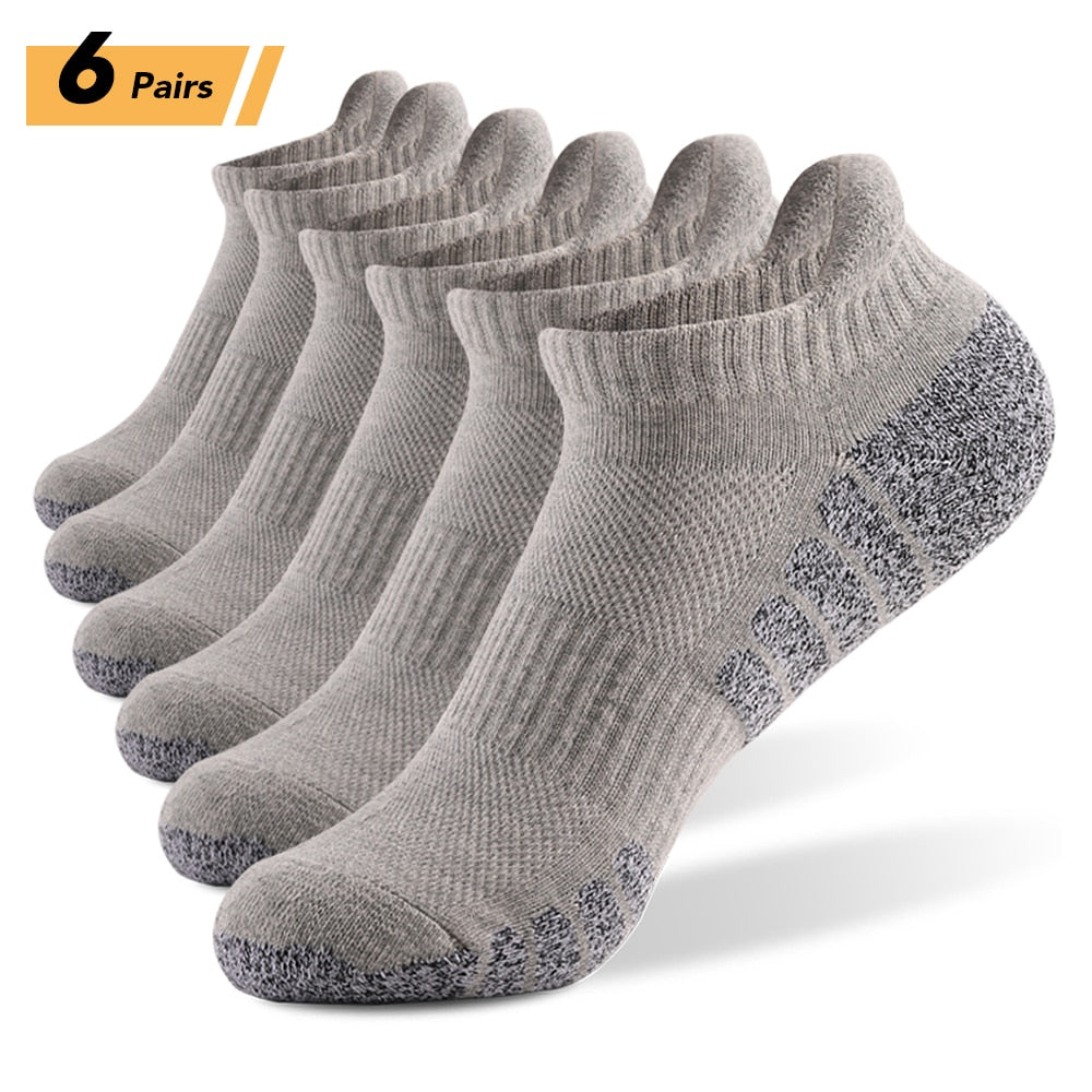 6/12Pairs Sport Ankle Socks Athletic Low-cut resistant Warm Socks