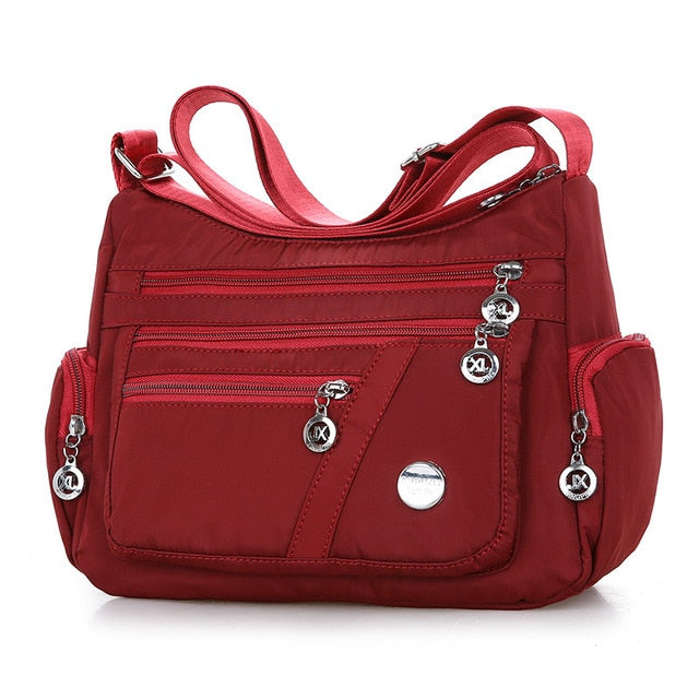 Women Casual Multifunction Crossbody  Shopping  Large Capacity Handbag