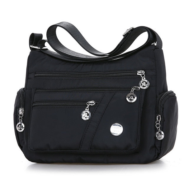 Women Casual Multifunction Crossbody  Shopping  Large Capacity Handbag