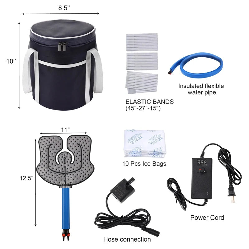 Cold Therapy Machine for Knee Replacement, Post-Surgery Recovery, ACL, Pain Relief, for Sports Injuries, Sprains