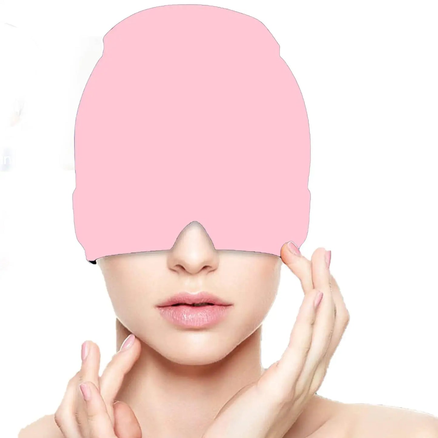 Ice Hat Gel Ice Headache  Migraine Relief Hat Cold Compress Therapy Cap Ice Head Wrap Pack Mask  For Tension Sinus Stress