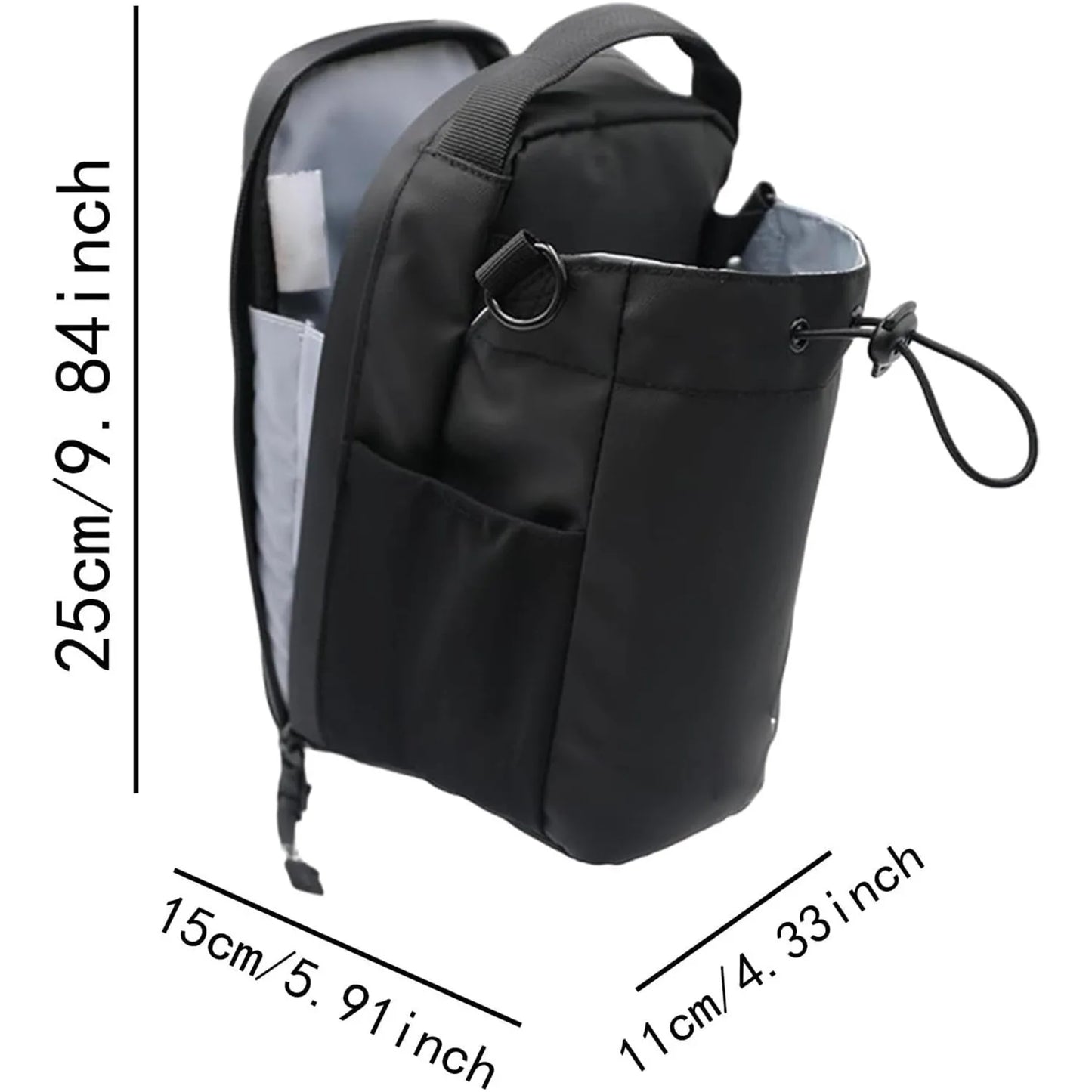 New Magnetic Water Bottle Pouch Bag Gym-specific Water Cup Holder With Strong Magnet For Outdoor Sports Cup Holder Bag ﻿