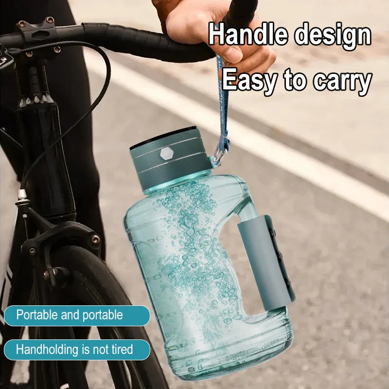 Hydrogen-Rich Water Container Portable Hydrogen Water Bottle Gym Sports Fitness Hydrogen-Rich Sports Bottle Water Kettle 1.5L