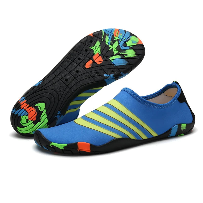 Summer Aqua Shoes Shoes Men Breathable Woman Sneakers Adult Beach Slippers Upstream Shoes Swimming Diving Socks Tenis Masculino