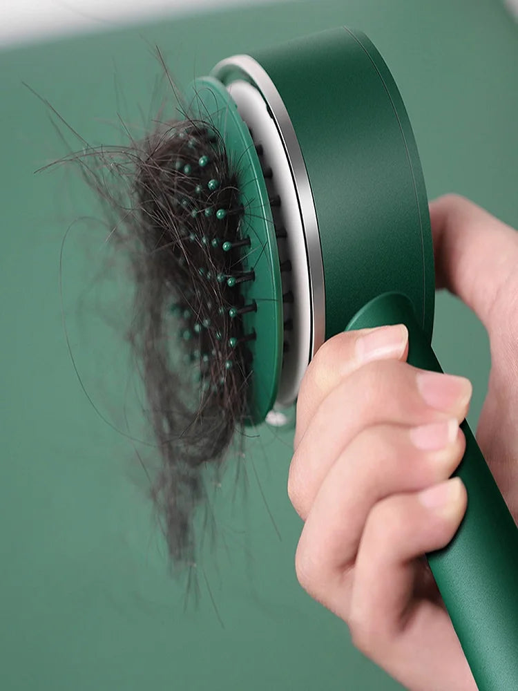 Self Cleaning Hair Comb Scalp Massage Hair Brush Women Curly Hair Detangler Styling Tools for Women's Hair Brush Dropshipping