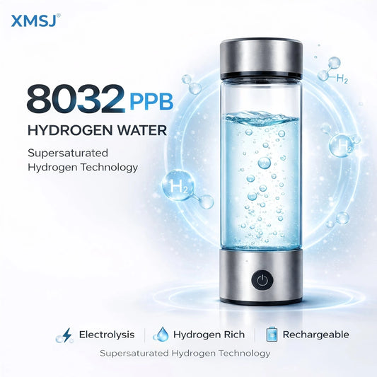 Portable Hydrogen Water Generator Bottle Rechargeable Electric Alkaline Ionizer Cup Hydrogen-Rich Water Health Care