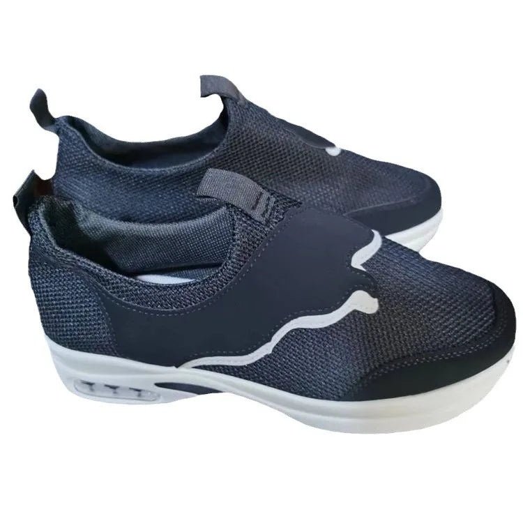 Plus Size 35-43 Shoes for Women Sneakers Slip on Comfortable Ladies Vulcanize Shoes Wedge Platform Round Head Ladies Shoes