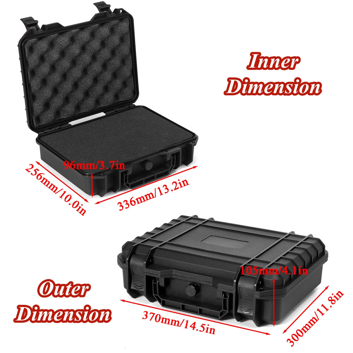 Waterproof Hard Carry Tool Case Storage Box