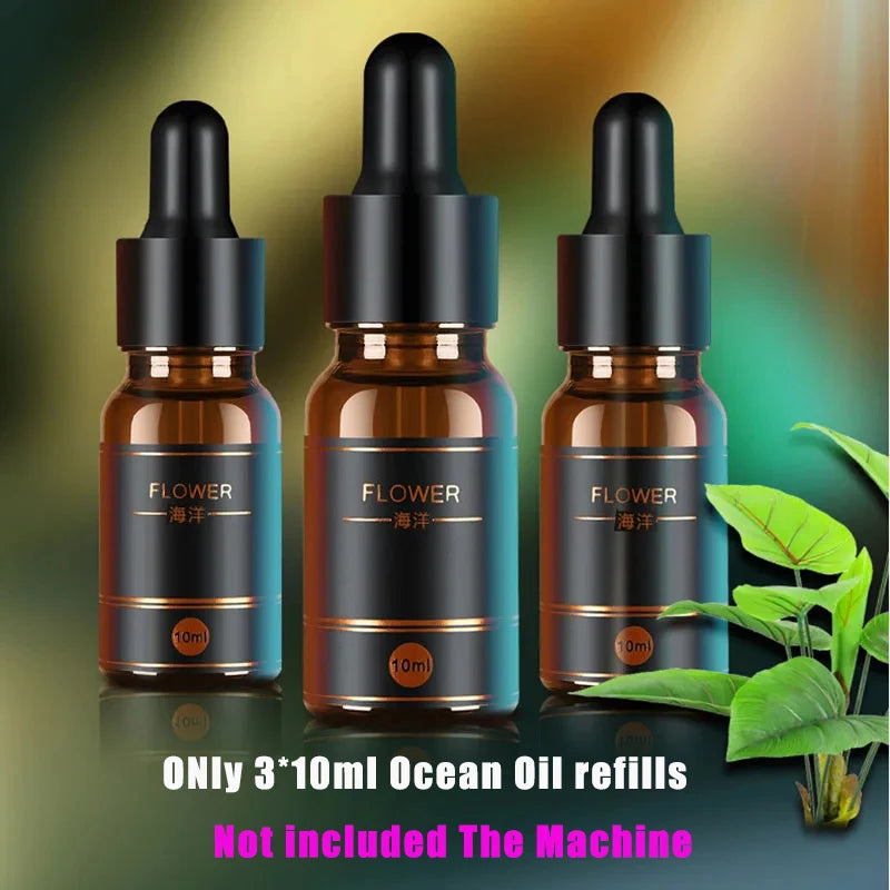 Electric Auto Air Diffuser Aroma Car Air Freshener Car Air Vent Humidifier Mist Wood Grain Oil Aromatherapy Perfume Fragrance