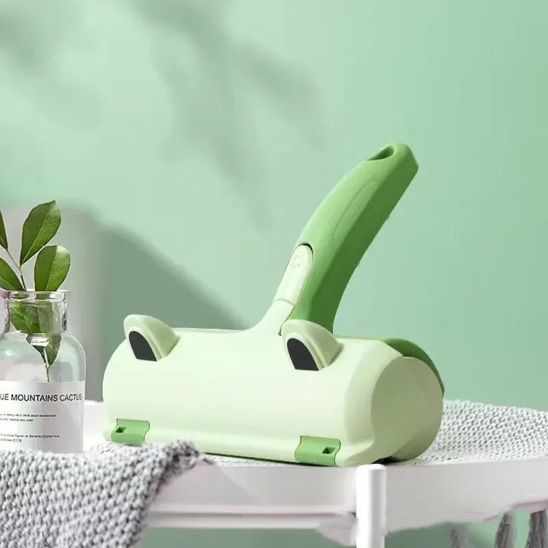 Cat Hair Removal Brush Large Pet Fluff Roller Portable Washable Cat Dog Lint Furniture Sofa Cleaning Tool Reusable Self-cleaning
