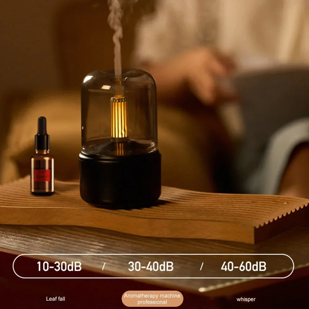 Aromatherapy Diffuser Light Cool Mist Humidifier Auto-Off Fragrance Oil Diffuser Compact Aroma Diffuser for Bedroom Living Room