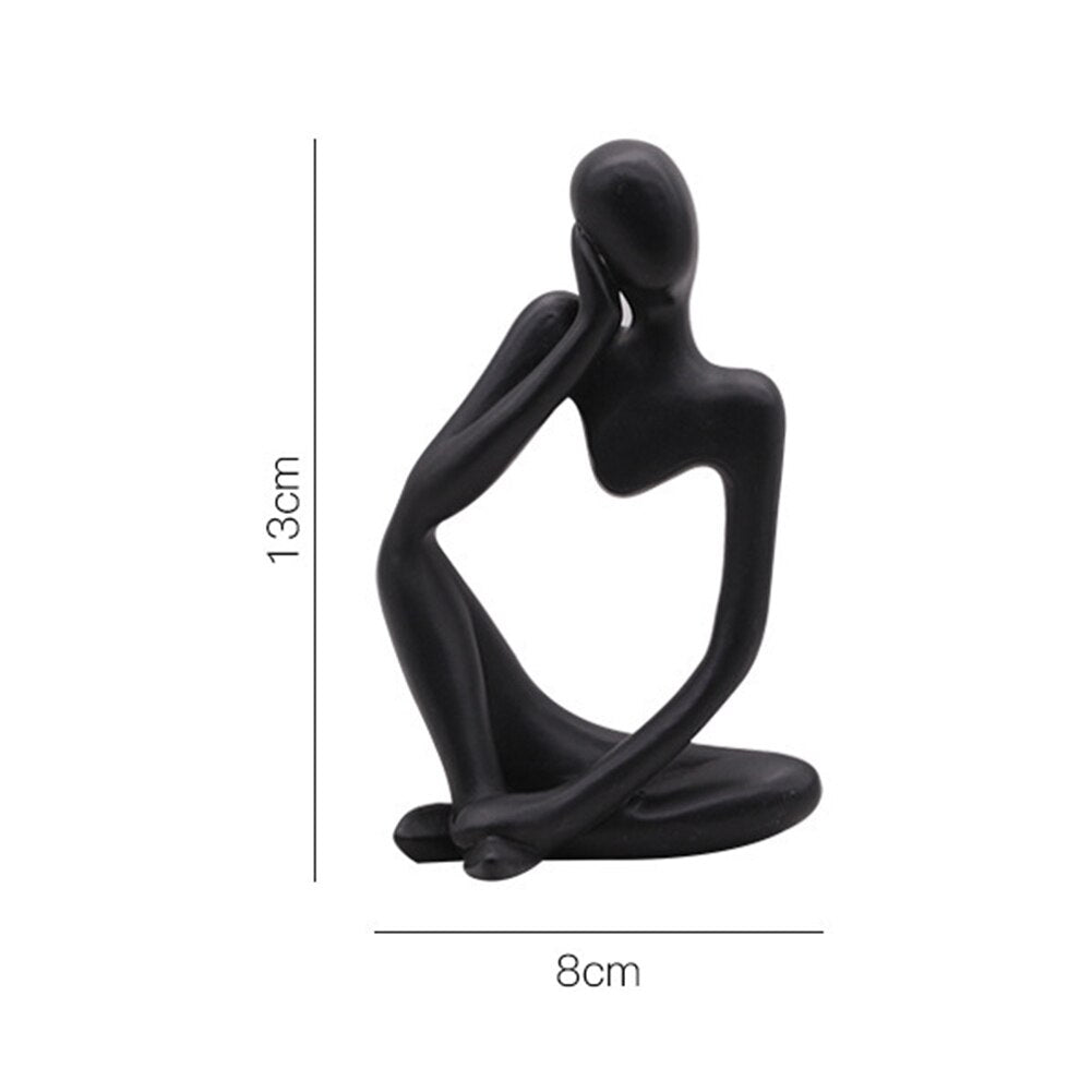 Thinker Statue Art Sculpture Gifts For Home Living Room Decoration