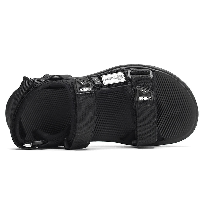 A Pair of Men's New Summer Casual Shoes, Fashionable Sports Trendy Wear-Resistant Sandals, Cool Beach Shoes