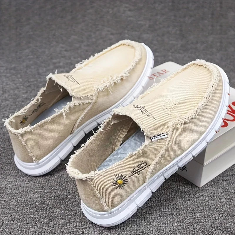 2024 Women's Fashion Versatile Solid Color Soft Soled Low Top Sneakers, Lightweight Non-slip Walking Casual Breathable Shoes