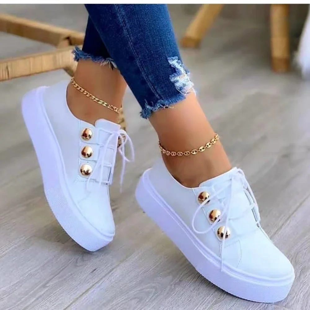 Women Casual Sneakers 2024 New Luxury Designer Shoes Women Fashion Spring Summer Canvas Sneakers Women Platform Vulcanize Shoes