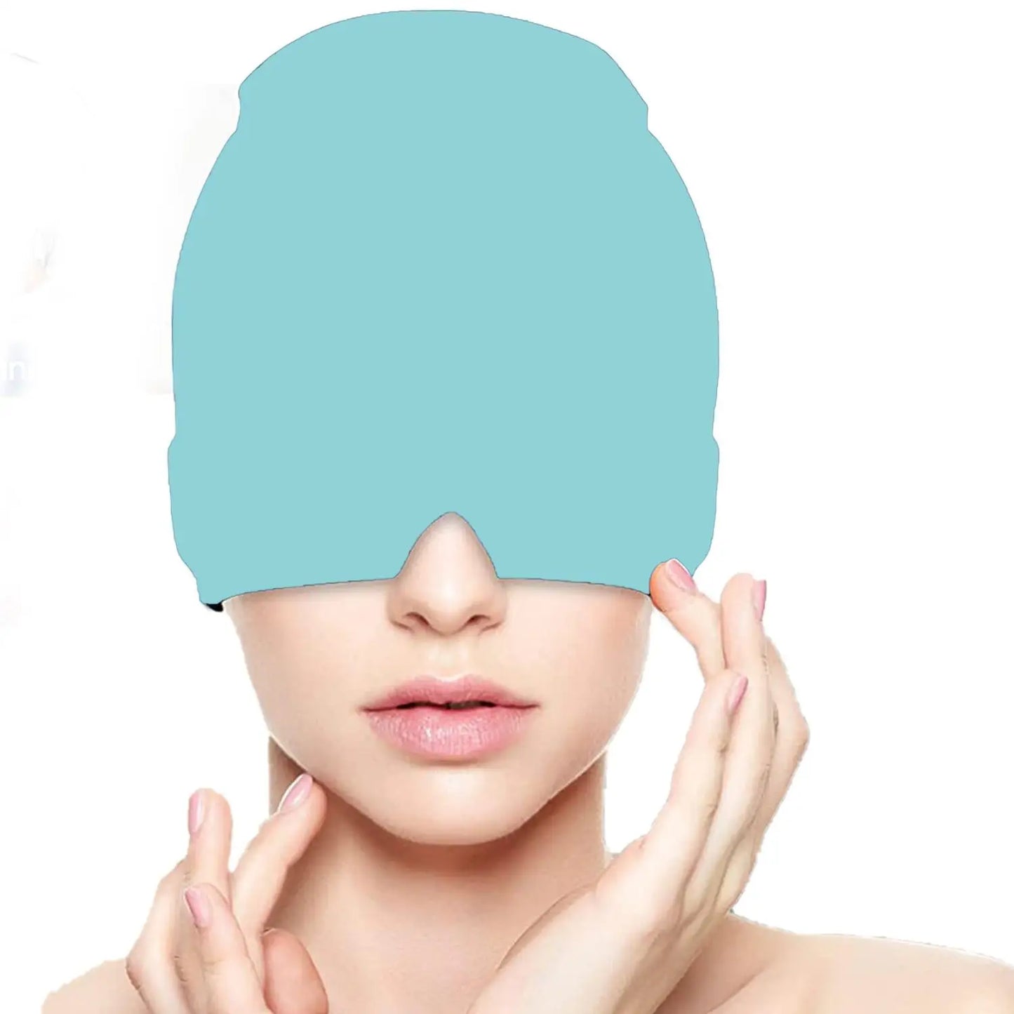 Ice Hat Gel Ice Headache  Migraine Relief Hat Cold Compress Therapy Cap Ice Head Wrap Pack Mask  For Tension Sinus Stress